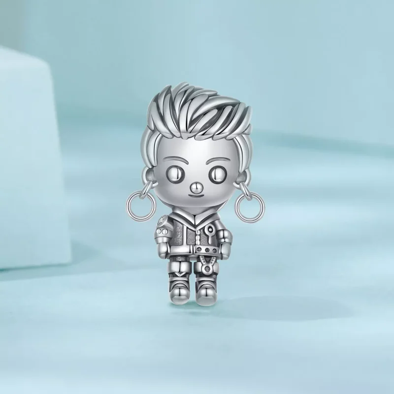 (resim) PANDORA Stil Punk Çocuk Charm'ı - SCC2792 - Görüntüle 2