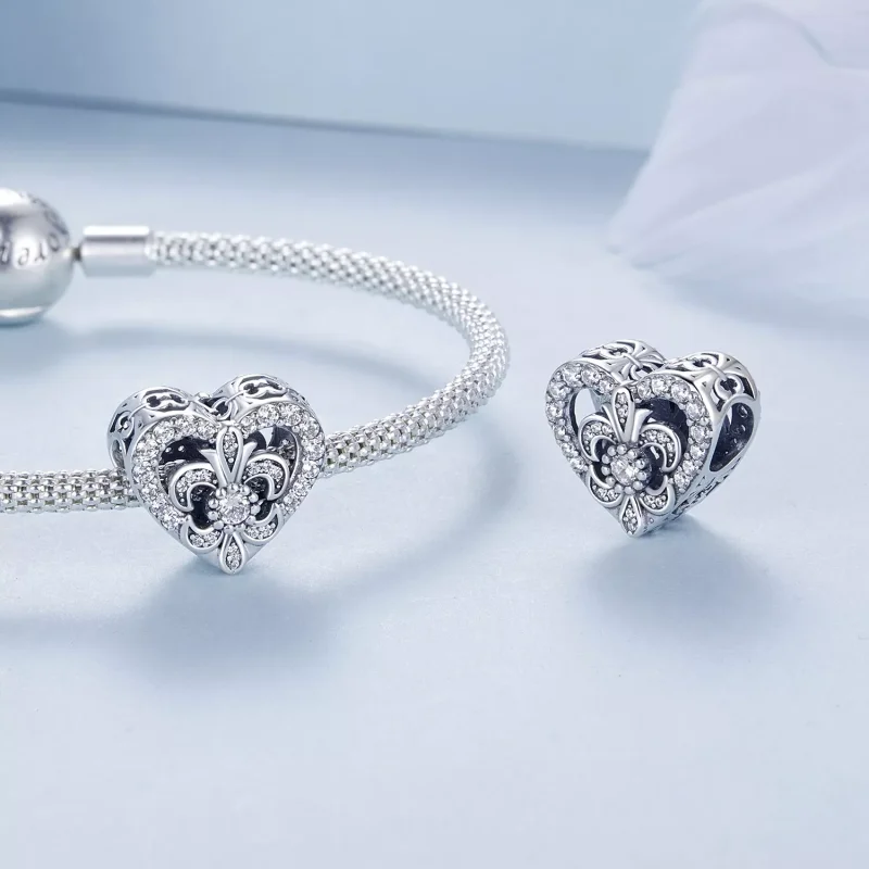 (resim) PANDORA Stil Vintage İris charm'ı - BSC1022 - Görüntüle 4