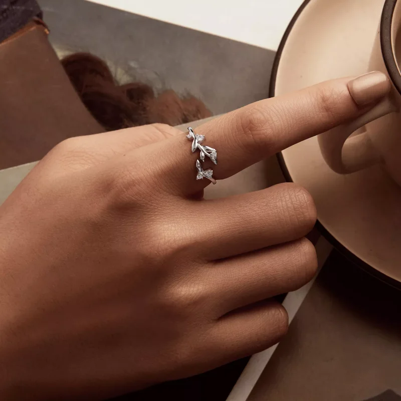 (resim) PANDORA Stil Yaprak Yüzük - BSR562-E - Görüntüle 5