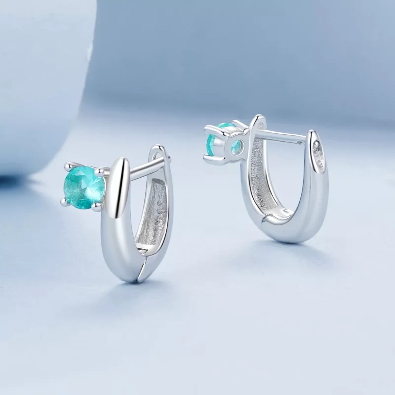 (resim) PANDORA Stil Yeşil küpe - BSE1030 - Görüntüle 3