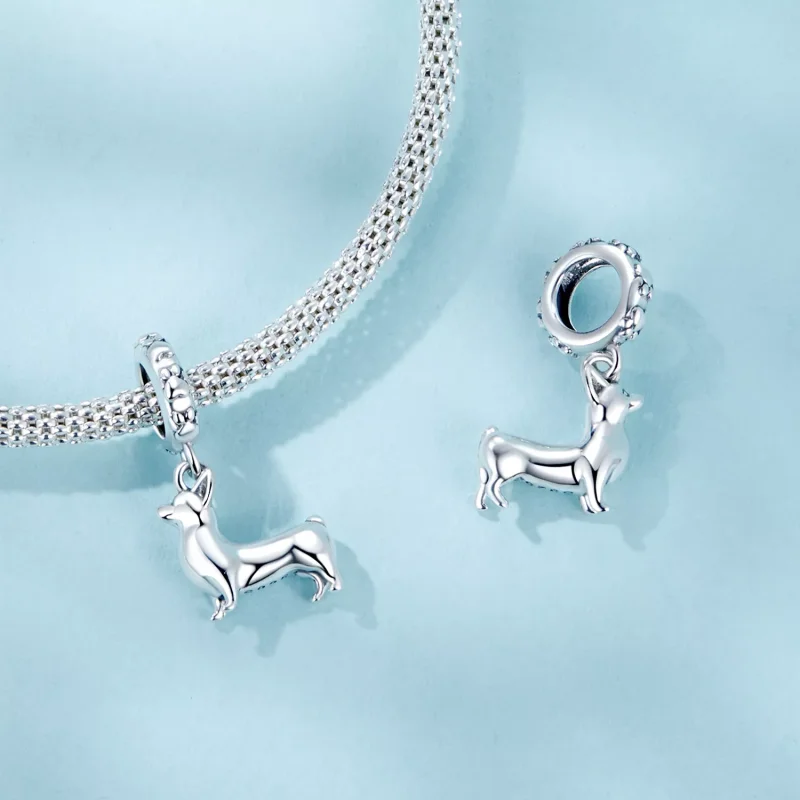 (resim) PANDORA Stili Corgi Kolye Ucu - SCC2783 - Görüntüle 4