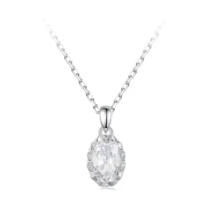 (resim) PANDORA Style Brilliant Beauty 1 ayar Mozanit Kolye (tek sertifika ile) - MSN035