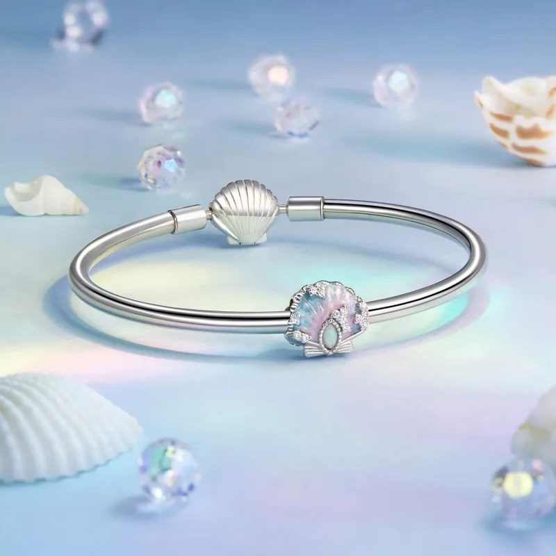 (resim) PANDORA Style Fantasy renkli deniz kabuğu charmı - BSC1017 - Görüntüle 5