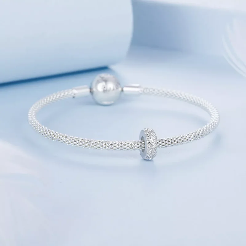 (resim) PANDORA Style Kabartmalı desenli silikon spacer charm - BSC1011 - Görüntüle 5