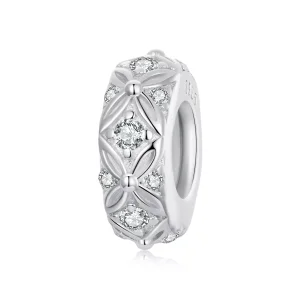 (resim) PANDORA Style Kabartmalı desenli silikon spacer charm - BSC1011