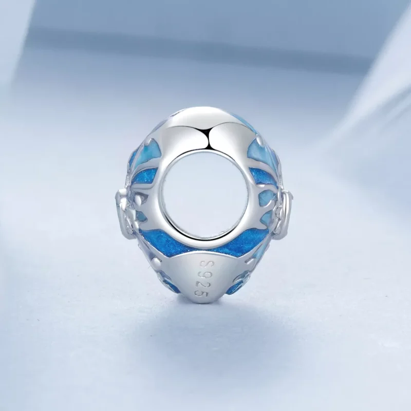 (resim) PANDORA Style Kalp şeklinde haç charm - BSC1024 - Görüntüle 3