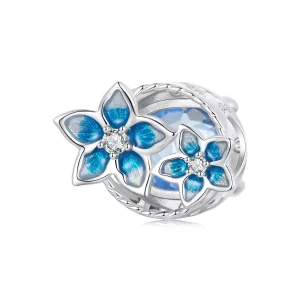 (resim) PANDORA Style Küçük delphinium çiçeği charm'ı - BSC1029