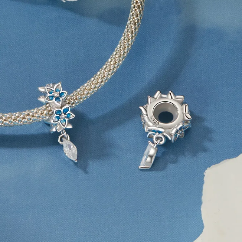 (resim) PANDORA Style Küçük delphinium kolye ucu - BSC1028 - Görüntüle 5