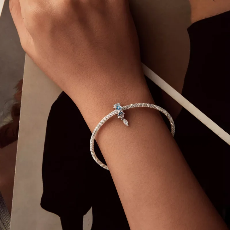 (resim) PANDORA Style Küçük delphinium kolye ucu - BSC1028 - Görüntüle 6