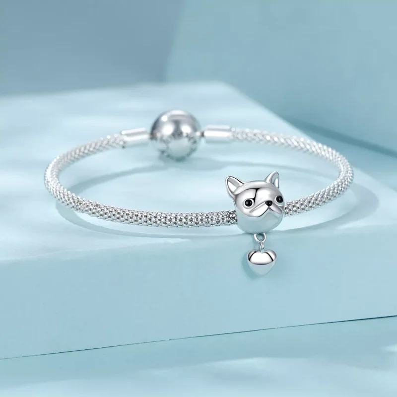 (resim) PANDORA Style Love Fransız Bulldog Dangle - SCC2767 - Görüntüle 4