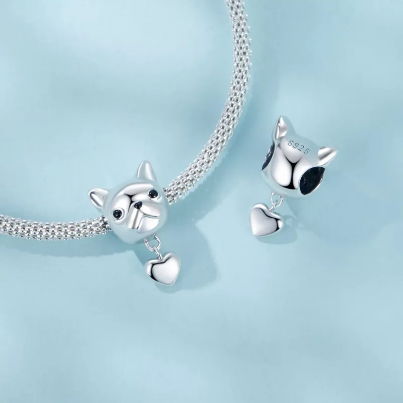 (resim) PANDORA Style Love Fransız Bulldog Dangle - SCC2767 - Görüntüle 5