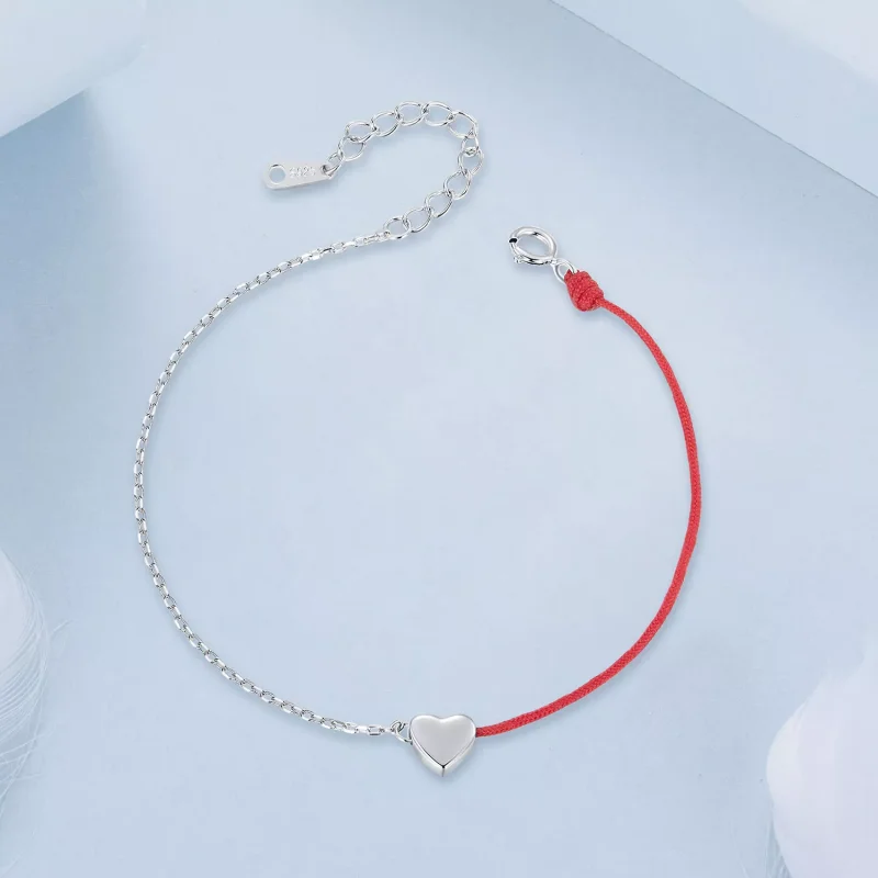 (resim) PANDORA Style Love kırmızı tel bileklik - BSB180 - Görüntüle 3
