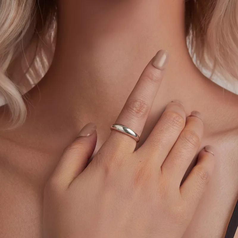 (resim) PANDORA Style Pürüzsüz basit yüzük - BSR558 - Görüntüle 6