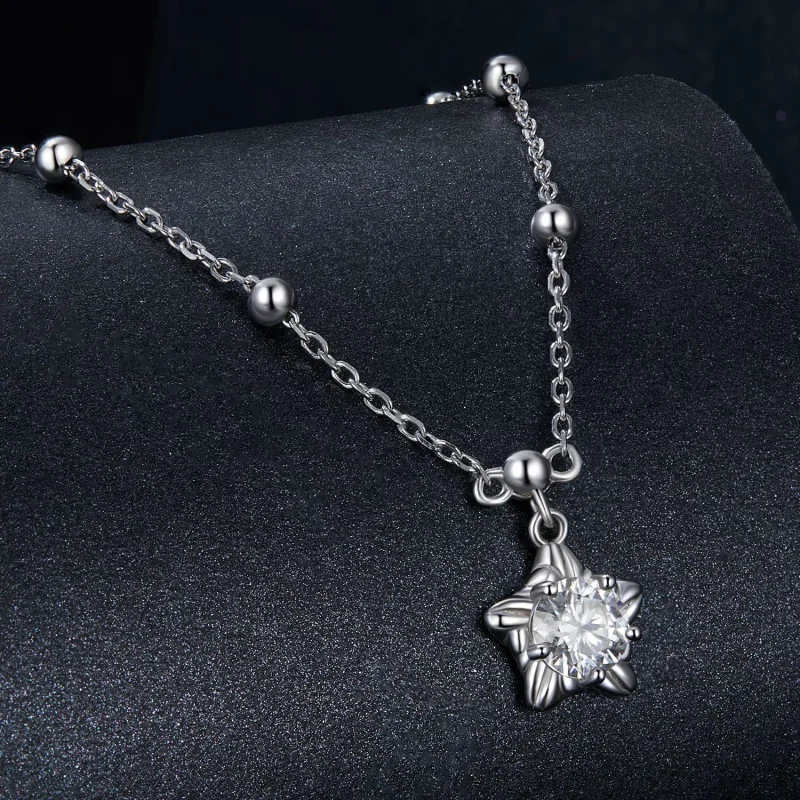 (resim) PANDORA Style Starlight 0,5 karat kolye (tek sertifikayla birlikte) - MSN036 - Görüntüle 2