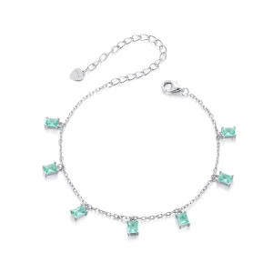 (resim) PANDORA Style Yeşil küçük püsküllü bileklik - BSB168