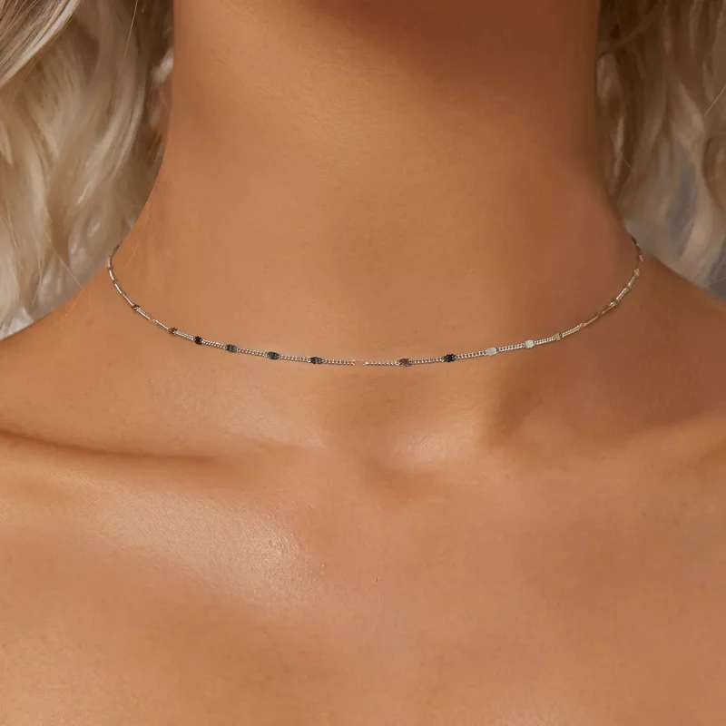 (resim) PANDORA Style Zarif ışıltılı basic kolye - SCA030 - Görüntüle 5