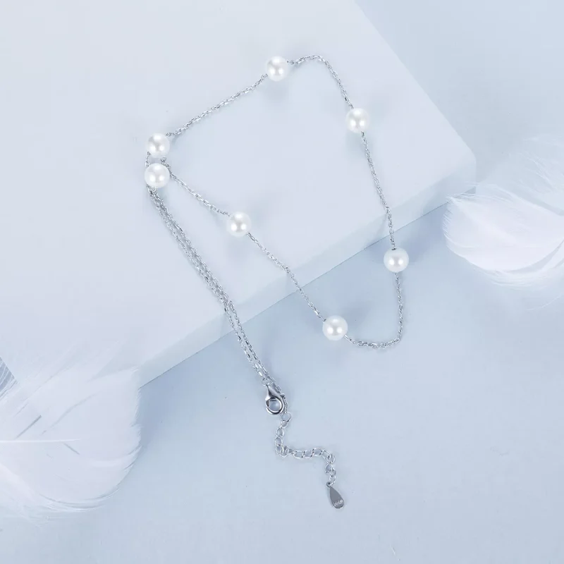 (resim) PANDORA Tarzı Gypsophila Kolye - BSN389 - Görüntüle 4