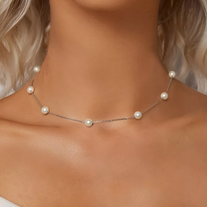 (resim) PANDORA Tarzı Gypsophila Kolye - BSN389 - Görüntüle 6