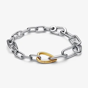 Pandora ME İki Ton Açılabilir Kalp Bağlantılı Bileklik - 562527C00 (resim) Pandora ME İki Ton Açılabilir Kalp Bağlantılı Bileklik - 562527C00