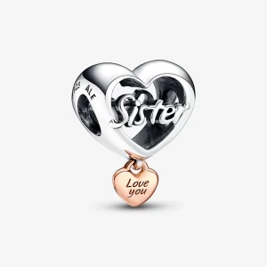 Pandora Seni Seviyor Kız Kardeş Kalp Charm - 782244C00 (resim) Pandora Seni Seviyor Kız Kardeş Kalp Charm - 782244C00