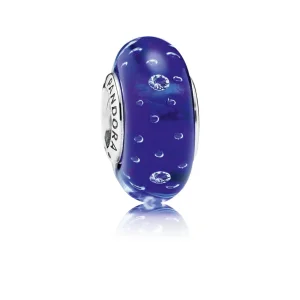 PANDORA Koyu Mavi Köpüren, Berrak Cz Boncuk Charm - 791630CZ (resim) PANDORA Koyu Mavi Köpüren, Berrak Cz Boncuk Charm - 791630CZ