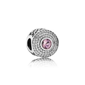 PANDORA Pembe Işıltılı Görkem Charm - 791763NBP (resim) PANDORA Pembe Işıltılı Görkem Charm - 791763NBP