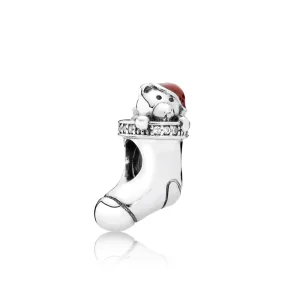 PANDORA Noel Çorabı Charm - 791773CZ (resim) PANDORA Noel Çorabı Charm - 791773CZ