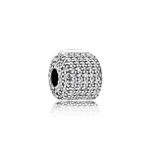 (resim) PANDORA Pavé Varil Klips, Berrak CZ - 791873CZ