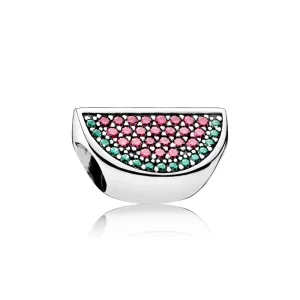 (resim) PANDORA Pavé Karpuz, Kırmızı ve Yeşil Cz Charm - 791901CZR