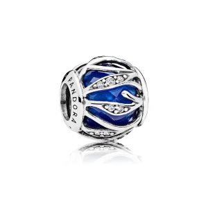(resim) PANDORA Doğanın Işıltısı Charm, Kraliyet Mavisi Kristal ve Berrak CZ - 791969NCB