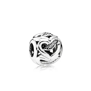 PANDORA Aşkın Kurdeleleri Charm, Berrak CZ - 792046CZ (resim) PANDORA Aşkın Kurdeleleri Charm, Berrak CZ - 792046CZ
