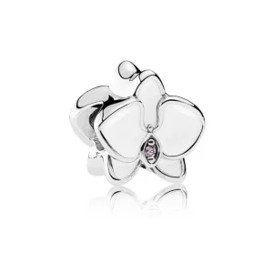 (resim) PANDORA Beyaz Orkide Charm - 792074EN12