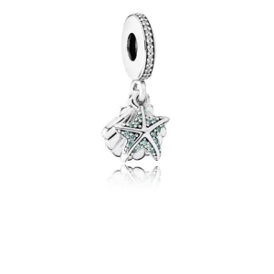 PANDORA Tropikal Deniz Yıldızı ve Deniz Kabuğu Pandalı Kolye - 792076CZF (resim) PANDORA Tropikal Deniz Yıldızı ve Deniz Kabuğu Pandalı Kolye - 792076CZF