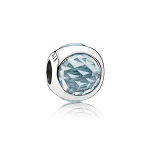 PANDORA Aqua Blue Radiant Damla Charm - 792095NAB (resim) PANDORA Aqua Blue Radiant Damla Charm - 792095NAB
