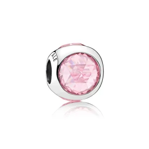 PANDORA Işıltılı Damla Pembe CZ Çekici - 792095PCZ (resim) PANDORA Işıltılı Damla Pembe CZ Çekici - 792095PCZ