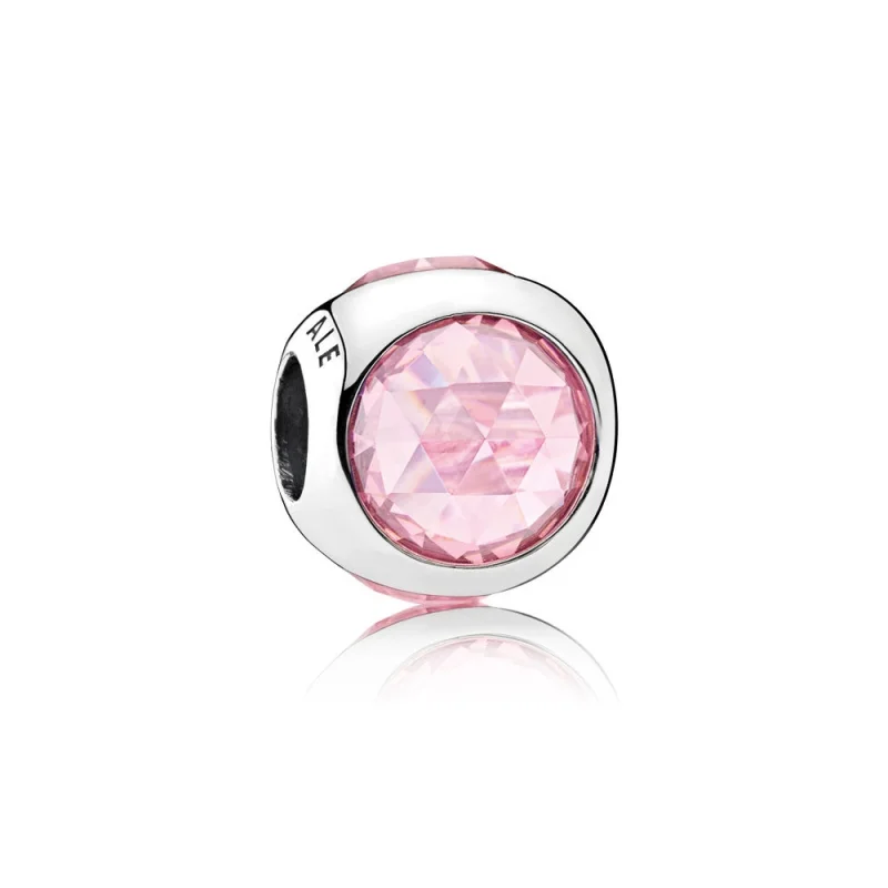 (resim) PANDORA Işıltılı Damla Pembe CZ Çekici - 792095PCZ