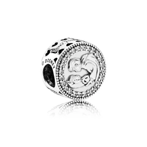 (resim) PANDORA Disney Pamuk Prenses 80. Yıl Şeffaf CZ Charm - 792142CZ