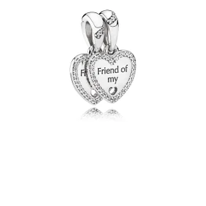 PANDORA Dostluk Kalpleri, Berrak CZ Pendant Charm - 792147CZ (resim) PANDORA Dostluk Kalpleri, Berrak CZ Pendant Charm - 792147CZ