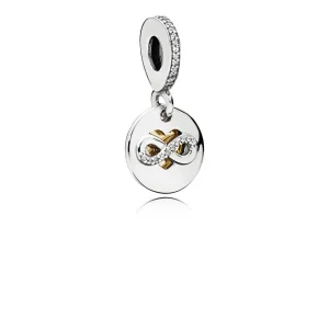 PANDORA Sonsuzluk Kalbi Sarkıt Charm, Berrak CZ - 796200CZ (resim) PANDORA Sonsuzluk Kalbi Sarkıt Charm, Berrak CZ - 796200CZ