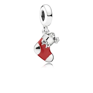 PANDORA Festival Çorabı Sarkıt Charm, Meyve Kırmızısı Emaye - 796387EN39 (resim) PANDORA Festival Çorabı Sarkıt Charm, Meyve Kırmızısı Emaye - 796387EN39