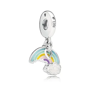 PANDORA Aşkın Gökkuşağı Charm, Karışık Emaye Sarkıt - 797016ENMX (resim) PANDORA Aşkın Gökkuşağı Charm, Karışık Emaye Sarkıt - 797016ENMX