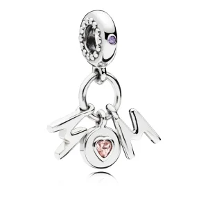 PANDORA Mükemmel Anne Pırıltılı Pembe ve Leylak Kristalli Sarkıt Charm - 797059NSP (resim) PANDORA Mükemmel Anne Pırıltılı Pembe ve Leylak Kristalli Sarkıt Charm - 797059NSP