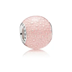 (resim) PANDORA Pembe Büyü Charm, Şeffaf Pembe Emaye - 797091EN160