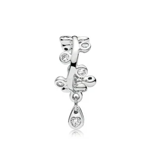 PANDORA Avize Damlası Aralık Rozeti, Berrak CZ - 797106CZ (resim) PANDORA Avize Damlası Aralık Rozeti, Berrak CZ - 797106CZ