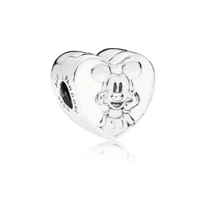 PANDORA Disney, Vintage Mickey Klips, Beyaz Emaye - 797169EN12 (resim) PANDORA Disney, Vintage Mickey Klips, Beyaz Emaye - 797169EN12