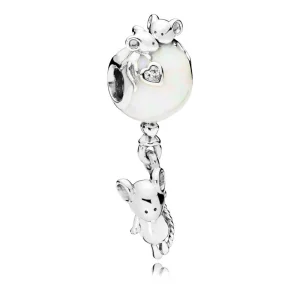 (resim) PANDORA Fare ve Balon Sarkıt Charm, Sedefli Emaye - 797240EN23
