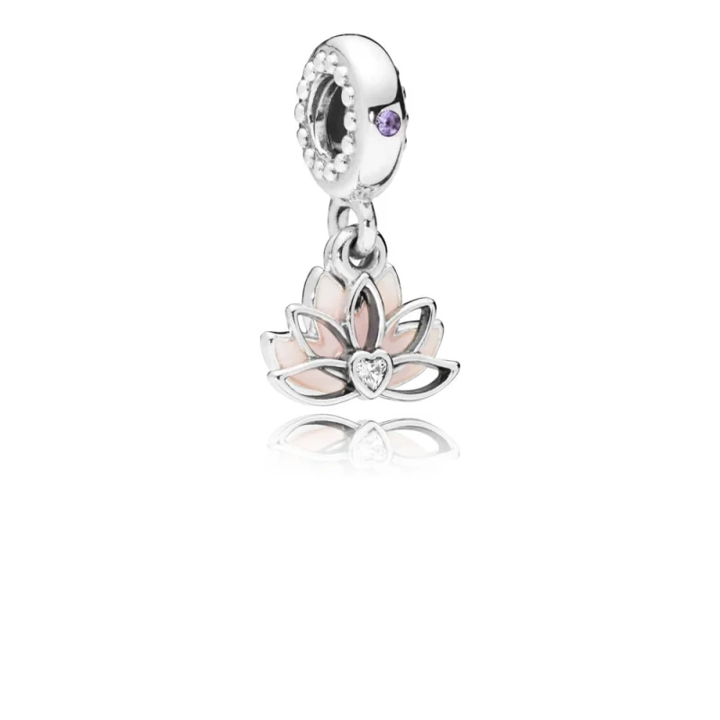 (resim) PANDORA Sakin Lotus Çiçeği Sarkıt Charm - 797259CZ