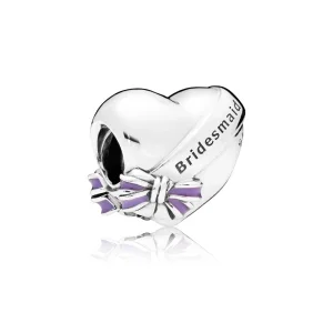 PANDORA En İyi Nedime Charm, Şeffaf Mor Emaye - 797272EN159 (resim) PANDORA En İyi Nedime Charm, Şeffaf Mor Emaye - 797272EN159