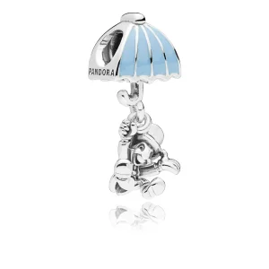 (resim) PANDORA Disney, Cik Cikri Jimini Sarkıt Charm, Mavi Emaye - 797492EN41