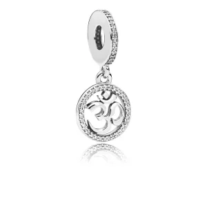 PANDORA Om Sembolü Sarkıtı, Berrak CZ - 797584CZ (resim) PANDORA Om Sembolü Sarkıtı, Berrak CZ - 797584CZ